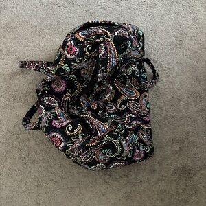 Vera Bradley Black and Purple Bag